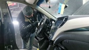 Hyundai Santa Fe Удаление запаха керосина!