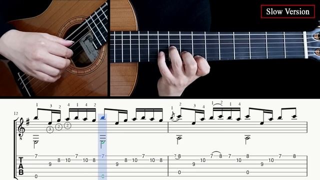 Mariage d'Amour - Guitar Lesson + TAB смотреть онлайн