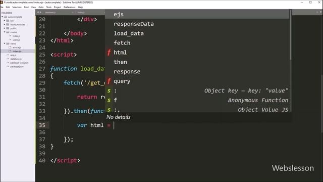 AutoComplete Search in Node.js with MySQL смотреть онлайн