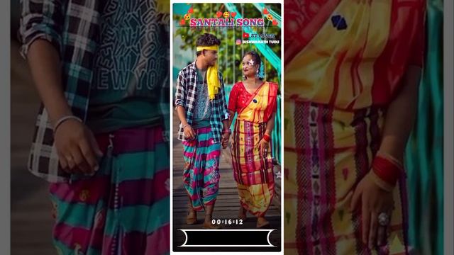 Tish Rechung Nel Ledme Nilmuni Dundhi Dundhi//New Santali Status Video 2023//#santali_status_video