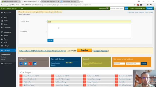 How to Insert Code Snippets into WordPress using Insert HTML Snippet WordPress Plugin