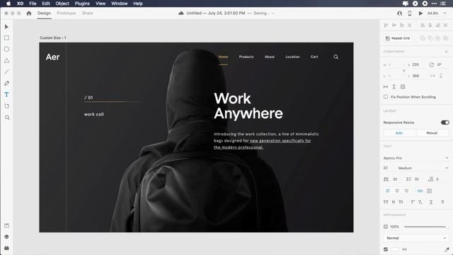 Adobe XD Web Design Tutorial For Beginners