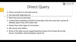 Power BI - Data Connectivity Modes