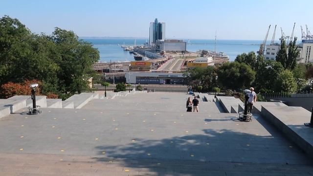 Прогулка по Одессе! Оперный театр, Приморский бульвар, Греческий парк! смотреть онлайн