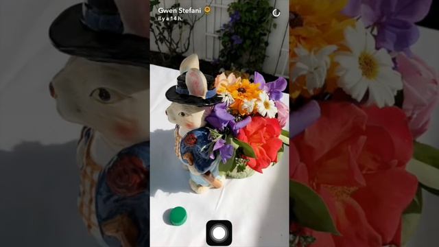 Gwen Stefani on EASTER SUNDAY with Blake Shelton and her family - snapchat - april 16 2017 смотреть онлайн