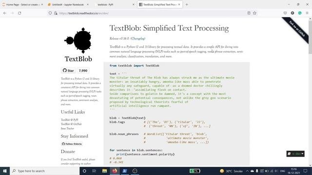 Install TextBlob Python | Anaconda | Windows 10