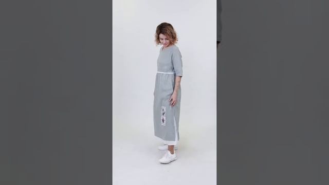 СТИЛЬ БОХО. КРАСИВОЕ ЛЬНЯНОЕ ПЛАТЬЕ #лен #бохостиль #мода #SOVIMAX смотреть онлайн