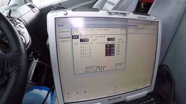 Mercedes Vito 112CDI Устанавливаем круиз.Читаем ошибки.Сидения с V class.StarDiagnosis смотреть онлайн