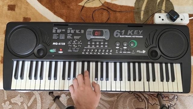 Синтезатор MQ 6158 Electronic Keyboard - демонстрация для сайта