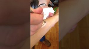 Как сделать шрам из силикона.