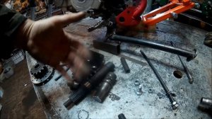 Самодельный гусеничный модуль для питбайка 5часть