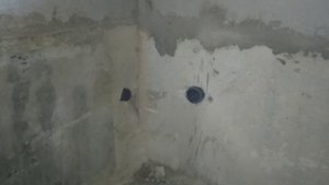 Бурение бетона коронкой с удлинителем / Течь в подвале / В доме, который построил