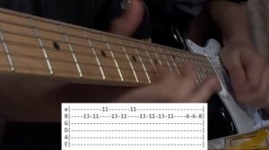 Siinamota - Young Girl A (guitar cover w/ TABS)