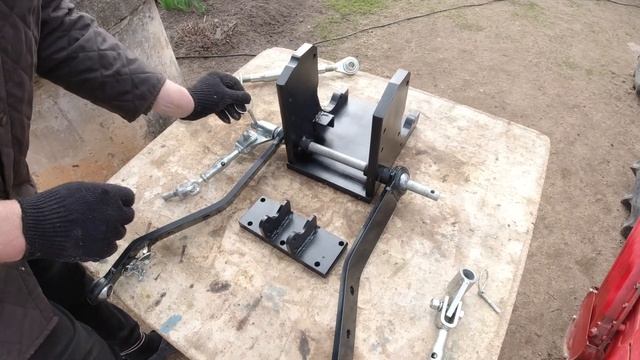 Трехточечная навеска на минитрактор Yanmar Ke-4. (Mitsubishi MT-155). Часть 2. смотреть онлайн