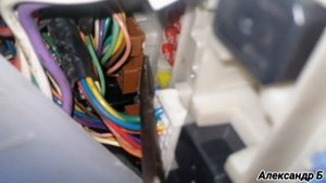 Снятие монтажного блока Nissan Note