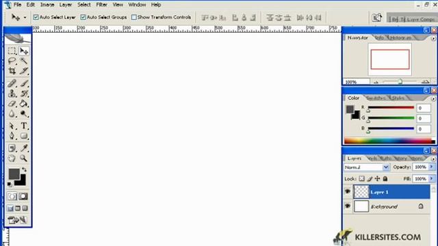 Photoshop CS3 Basics - Layers Part 1 смотреть онлайн