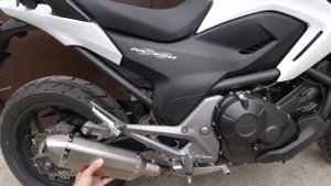 Прямоток Honda NC750  Установка прямотока на мотоцикл  Нужно ли ставить прямоток  Выхлоп на мотоцик