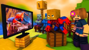 Нуб решил стать супер героем в майнкрафте , но никто не ожидал , сто будет дальше #Minecraft