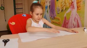 Юбка из бумаги. Детская юбочка из бумаги.