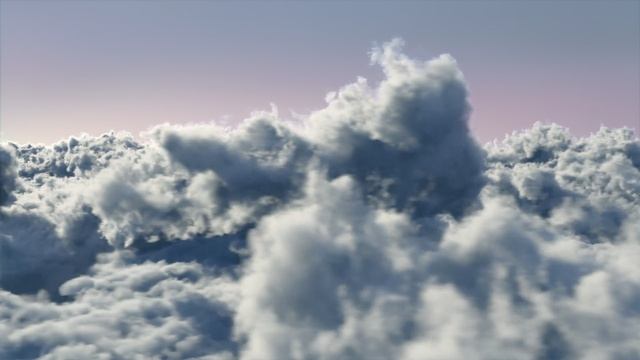 Бесплатный Футаж Облака - Пролёт над облаками. Бесконечный цикл. Бесшовное видео