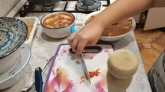 Острая курица (крылышки, ножки)