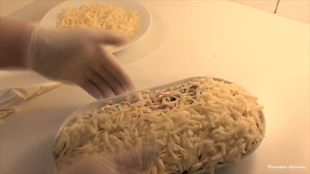 ПРАЗДНИЧНЫЙ СЛОЕНЫЙ САЛАТ "АНАНАС" – ОЧЕНЬ ВКУСНО И ПРАЗДНИЧНО.