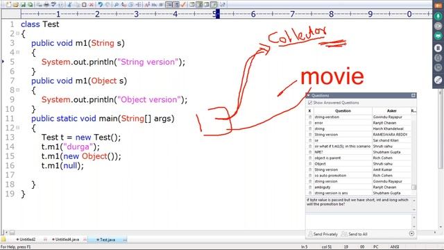 OCJA 1.8 Java SE 8 Programmer - I (1Z0 - 808) By Durga Sir On 03-03-2018 смотреть онлайн