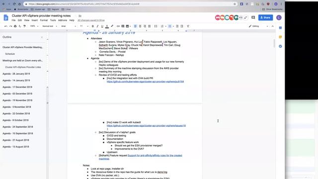 Kubernetes SIG VMware - Cluster API vSphere Provider bi-weekly syncup 20190128 смотреть онлайн