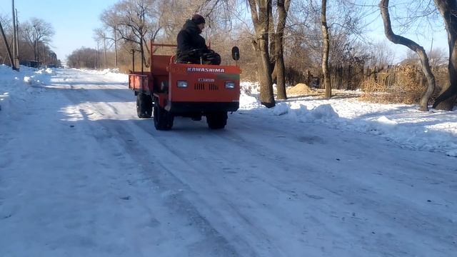 Самоходная тележка Kawashima RN 4 WD самосвал. смотреть онлайн