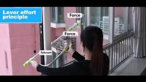 Телескопическая щетка для мытья окон