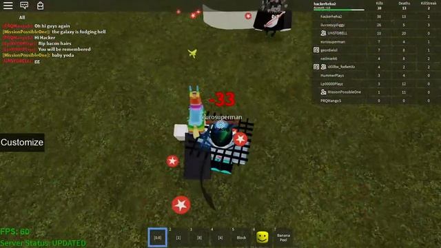 Playing Ragdoll System Test in ROBLOX. смотреть онлайн