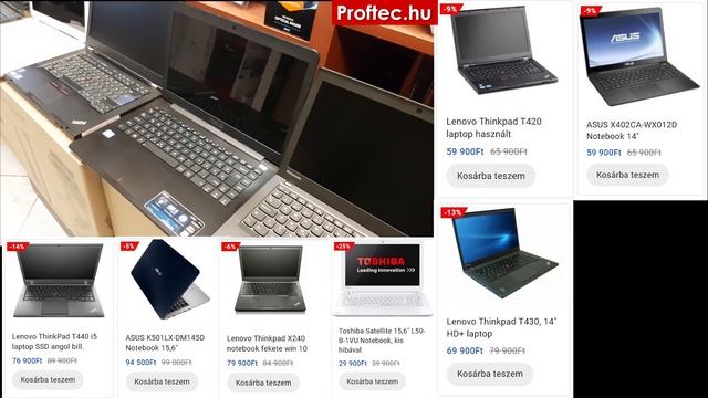 Proftec használt notebook kínálat смотреть онлайн