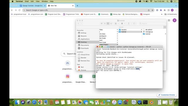 2. Create a New Django Project, Start a Django Project, and Create an App in Django