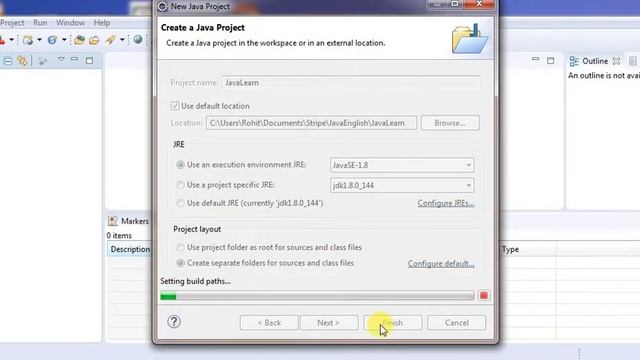 1.Java create package and class смотреть онлайн