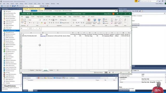 MongoDB Destination SSIS Component. How To Create, Update, Delete Data. COZYROC SSIS+ Components
