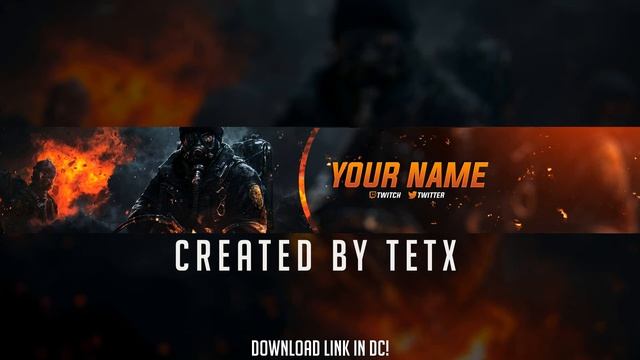 ? Free GFX: Gaming Banner Template Photoshop ? смотреть онлайн
