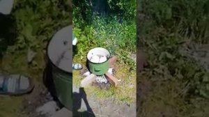 Как сделать КОПТИЛЬНЮ из кастрюли! НУ И КУРИЦА про между прочим!
