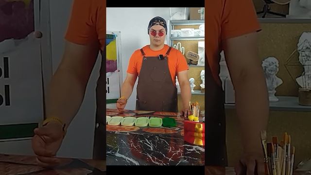 Способы окрашивания гипса - бизнес на гипсе