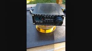 Прием   радиолюбителей на приемник ATS-20 в SSB на КВ диапазоне 80 метров