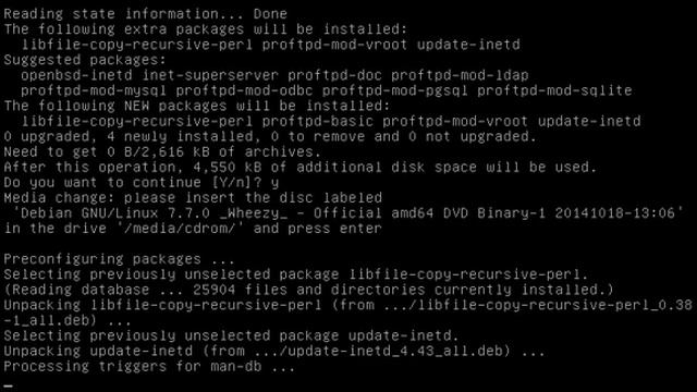 Installation FTP Server Debian Wheezy смотреть онлайн
