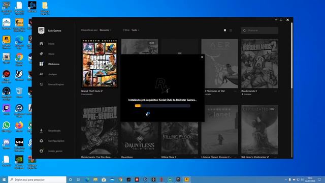 Não foi possível conectar á biblioteca da rockstar games(Resolução) смотреть онлайн