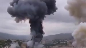 27.09.2020 г.Степанакерт в 7.30. утра бомбардировка мирного, спящего населения Арцаха азербайджаном