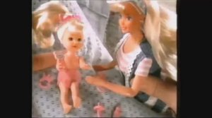 1996 Реклама сестры Шелли куклы Барби Маттел Barbie y Shelly Conjunto de Paseo