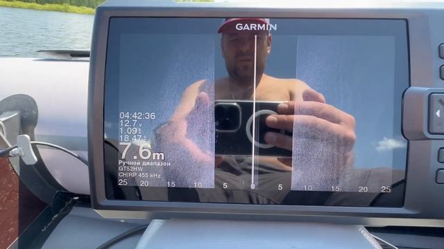 Garmin vivid 9 как видит рыбу?#рыбалка #лодкипвх #эхолот смотреть онлайн