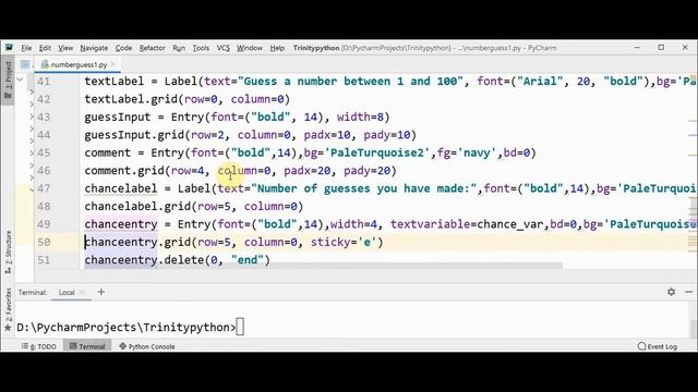 Number guessing game python tkinter смотреть онлайн