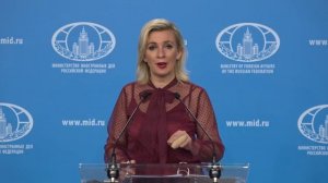 briefing by Maria Zakharova on May 18, 2022.