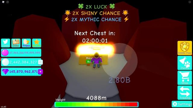 ВЫБИЛ ТОП ПЕТОВ В СИМУЛЯТОРЕ ЖВАЧКИ БЕЗ ДОНАТА! BUBBLE GUM SIMULATOR ROBLOX смотреть онлайн