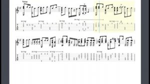 Staying Alive ( Bee Gees ) Naudo Guitar Solo Guitar Tabs [TABS]