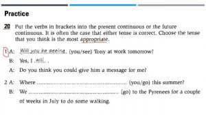 Lesson 20: Future Continuous and Present Continuous as Future