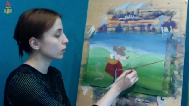 Рисунок. Мама-мышка смотреть онлайн